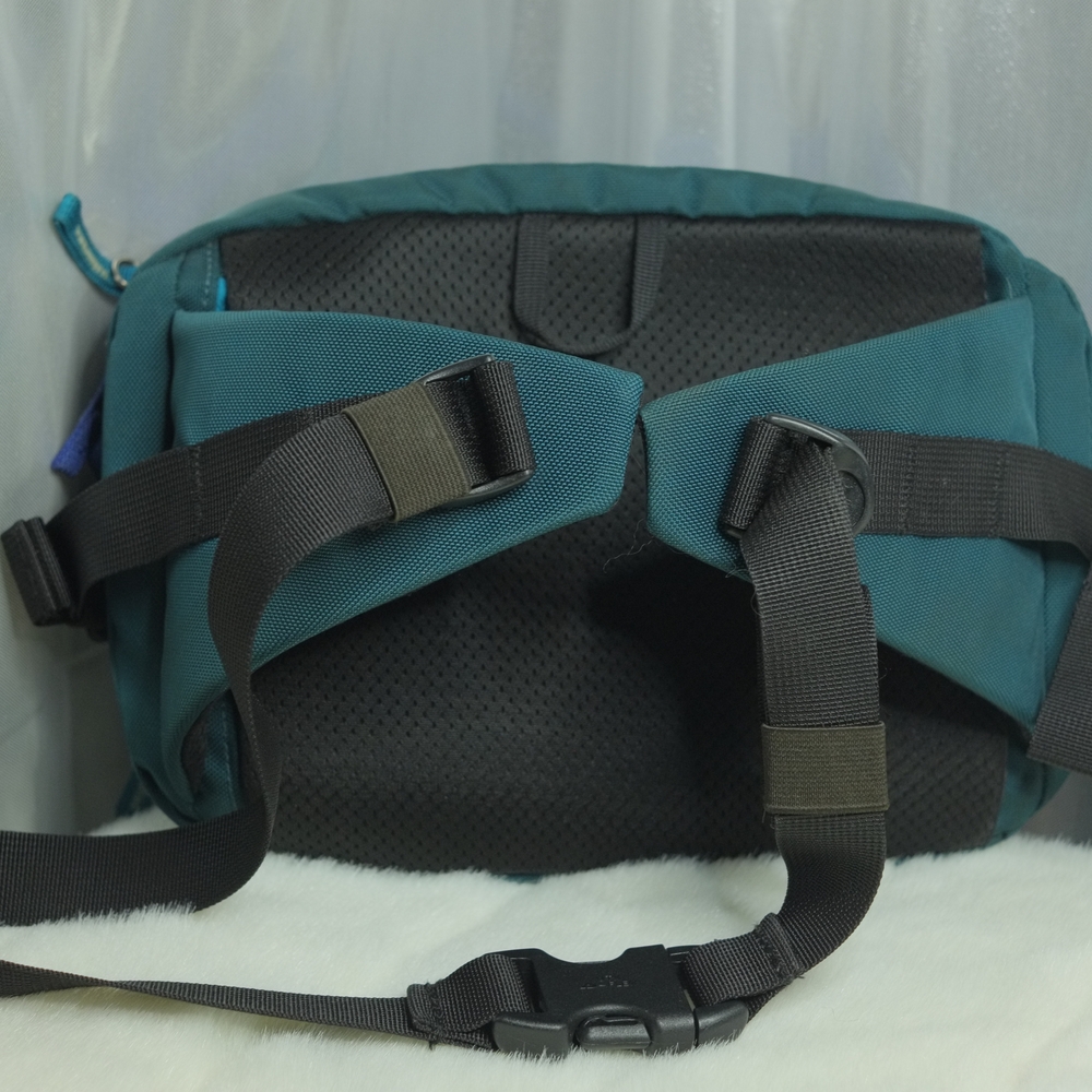 Teal Travel Waist Bag with Llama Logo - Women's Travel Bag - Picture 2 of 8